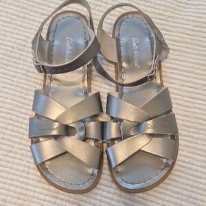 Salt Water Sandals Silver Fisherman Style